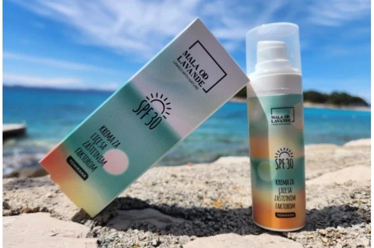Tonirana krema za lice SPF30 | Prirodna kozmetika Mala od lavande